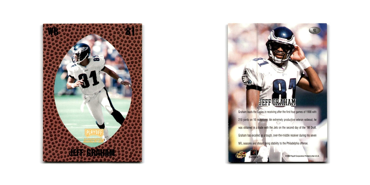 Jeff Graham 1998 Playoff Momentum Retail #91 Philadelphia Eagles NM