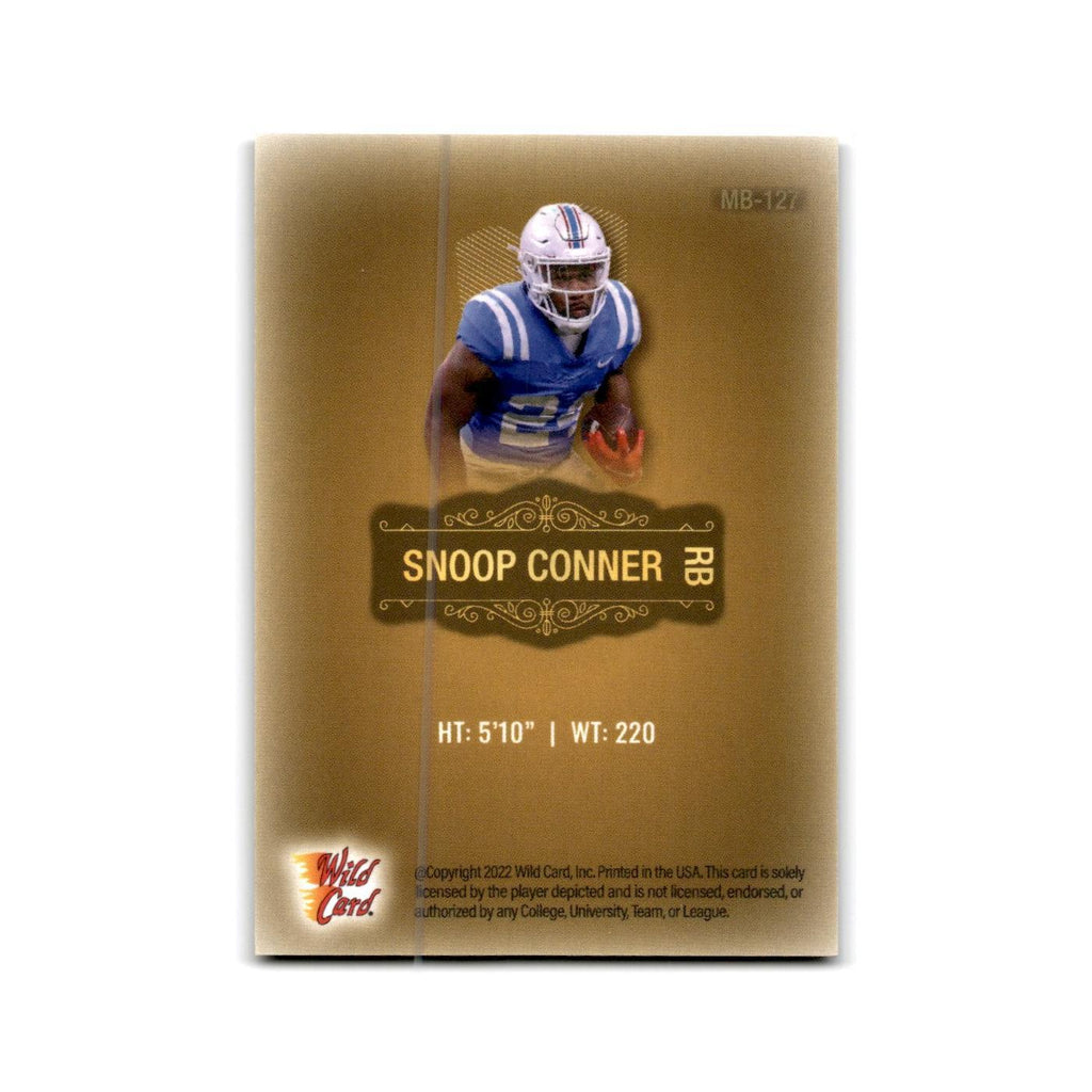 Snoop Conner 2022 Wild Card Matte #MB-127 Ole Miss Rebels Football Card NM