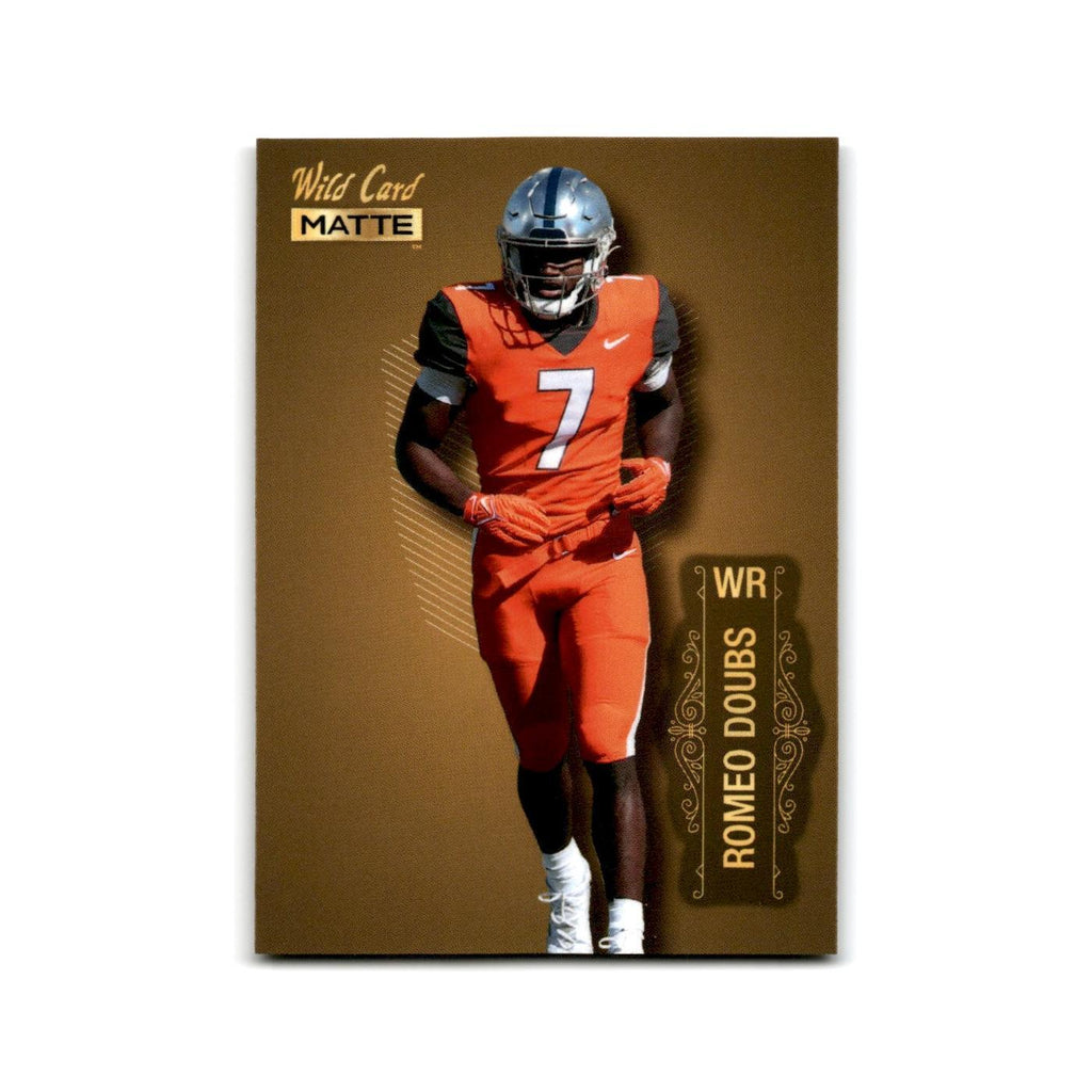 Romeo Doubs 2022 Wild Card Matte #MB-97 Nevada Wolf Pack Football Card NM