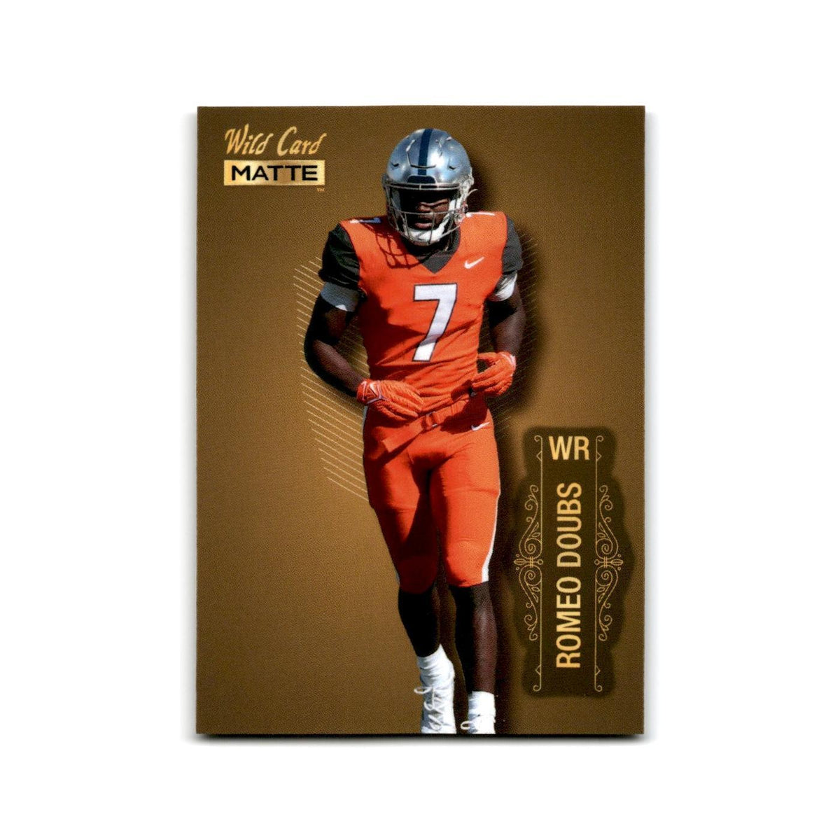 Romeo Doubs 2022 Wild Card Matte #MB-97 Nevada Wolf Pack Football Card NM