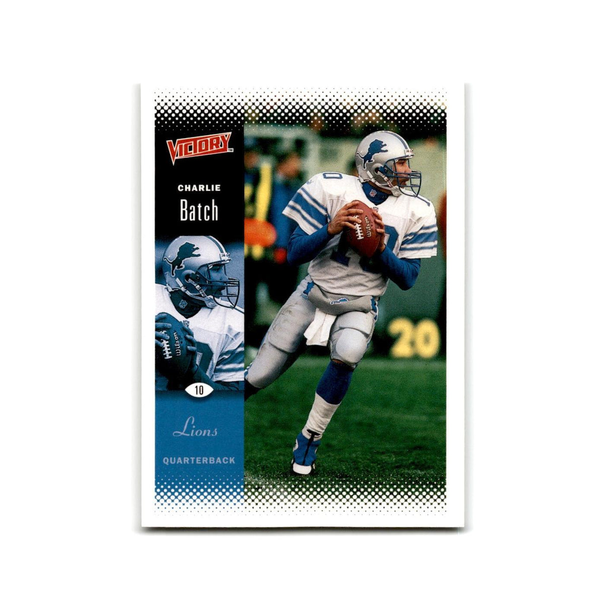 Charlie Batch 2000 Upper Deck Victory #65 Detroit Lions Football Card NM