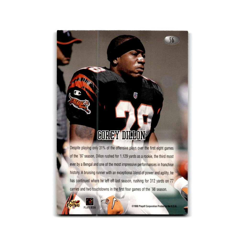 Corey Dillon 1998 Playoff Momentum Retail #56 Cincinnati Bengals NM