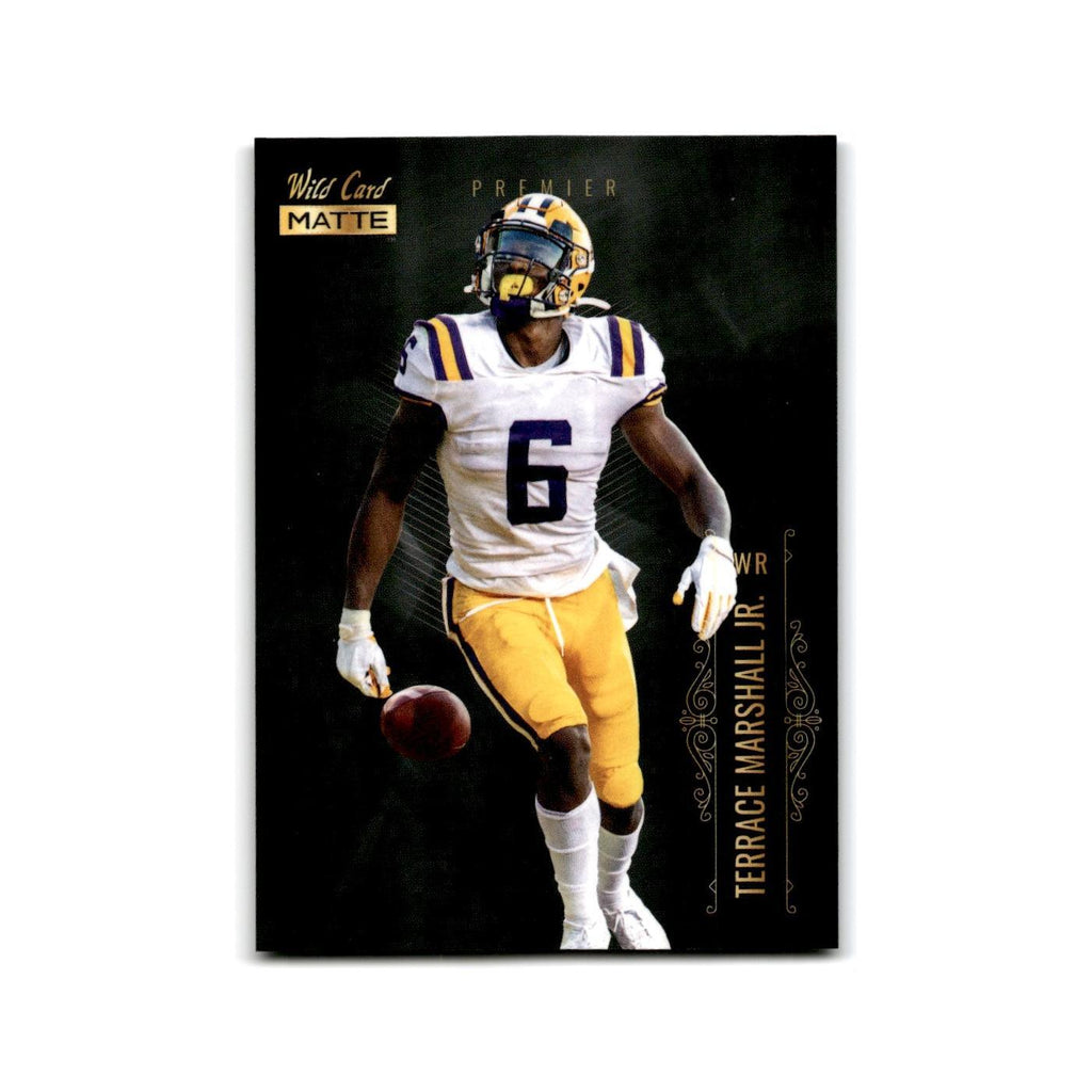 Terrace Marshall Jr. 2021 Wild Card Matte Premier #MBC-13 LSU Tigers NM