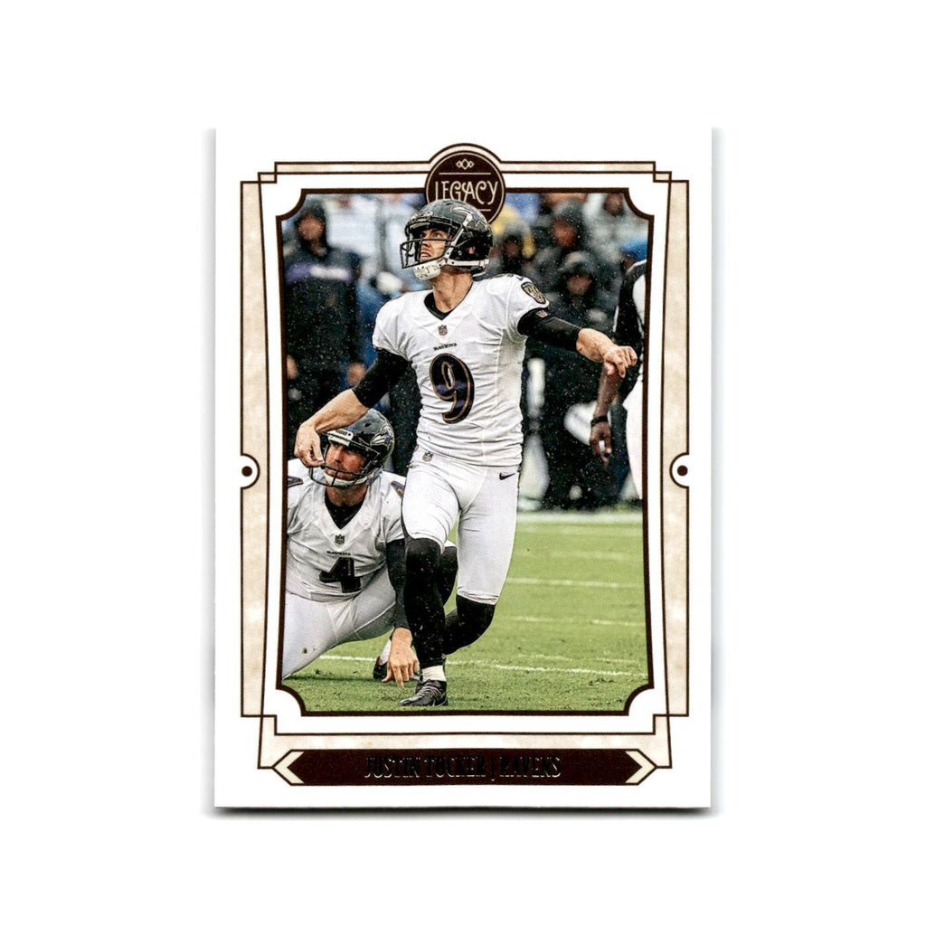 Justin Tucker 2019 Panini Legacy #9 Baltimore Ravens Football Card NM