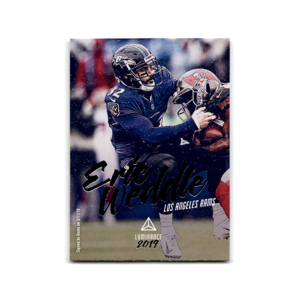 Eric Weddle 2019 Panini Luminance #11 Los Angeles Rams Football Card NM