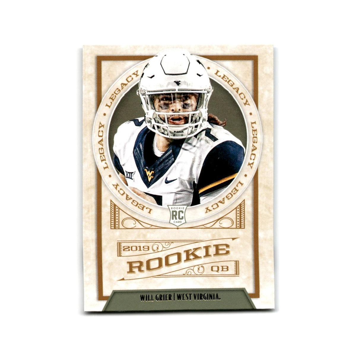 Will Grier Rookie 2019 Panini Legacy #198 West Virginia Mountaineers NM