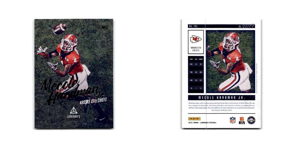 Mecole Hardman Jr. Rookie 2019 Panini Luminance #195 Kansas City Chiefs NM
