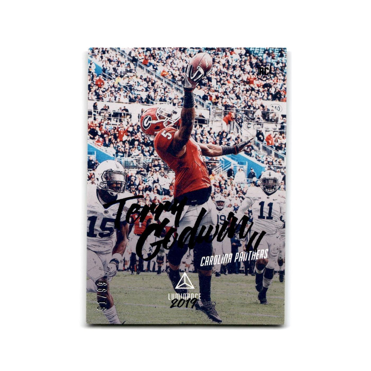 Terry Godwin II Rookie 2019 Panini Luminance #192 Carolina Panthers NM