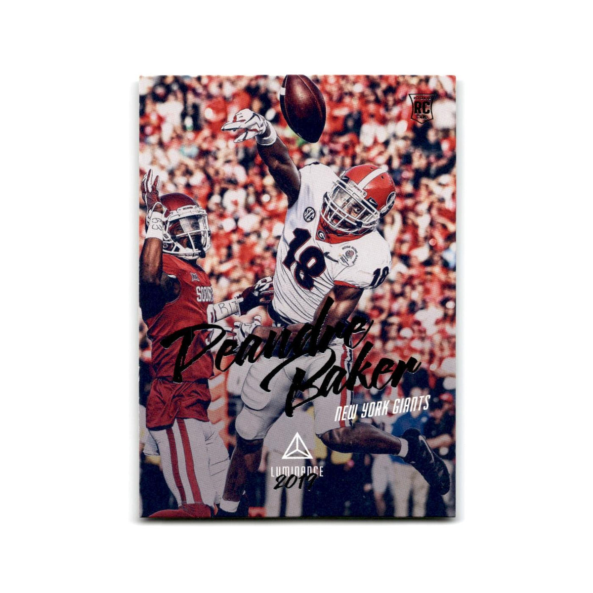 Deandre Baker Rookie 2019 Panini Luminance #102 New York Giants Football Card NM