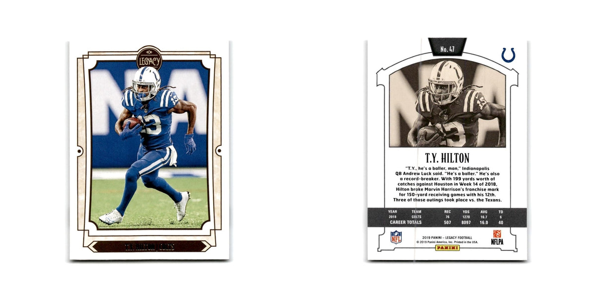 T.Y. Hilton 2019 Panini Legacy #47 Indianapolis Colts Football Card NM