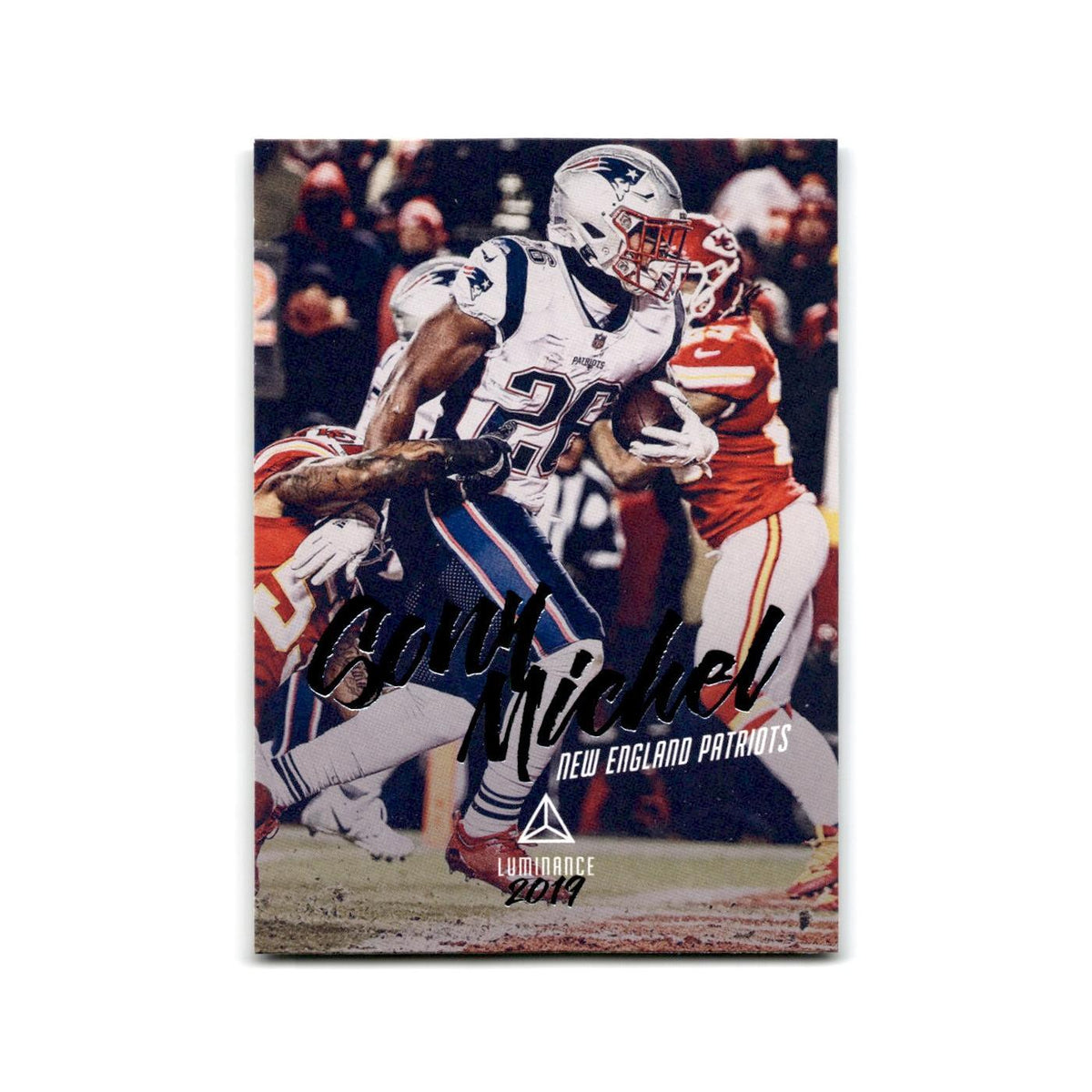 Sony Michel 2019 Panini Luminance #6 New England Patriots Football Card NM