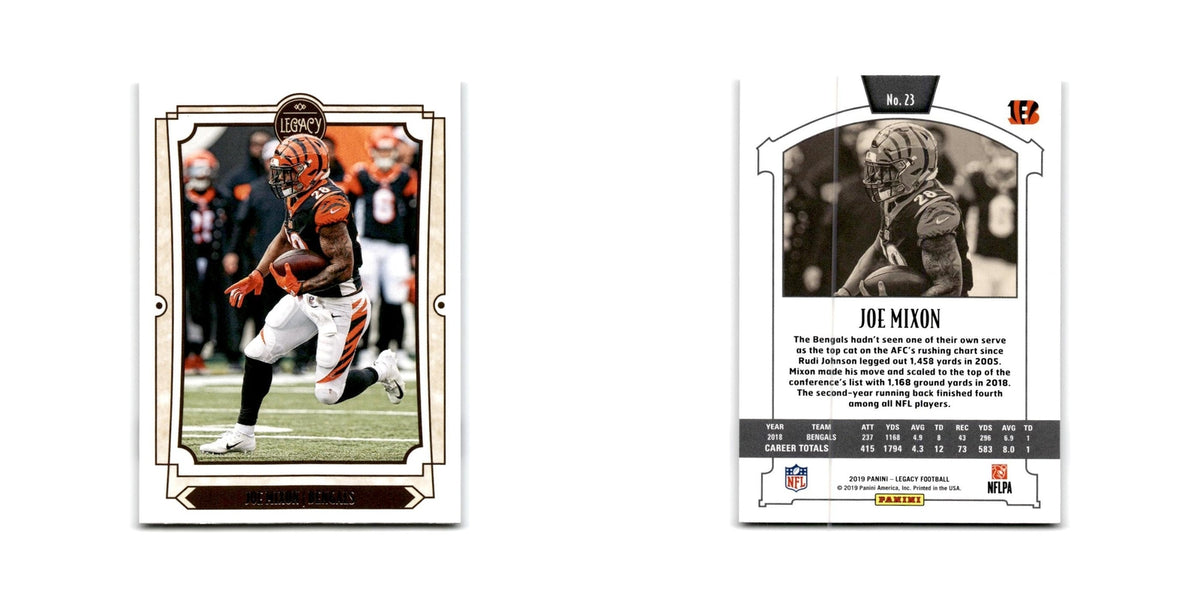 Joe Mixon 2019 Panini Legacy #23 Cincinnati Bengals Football Card NM