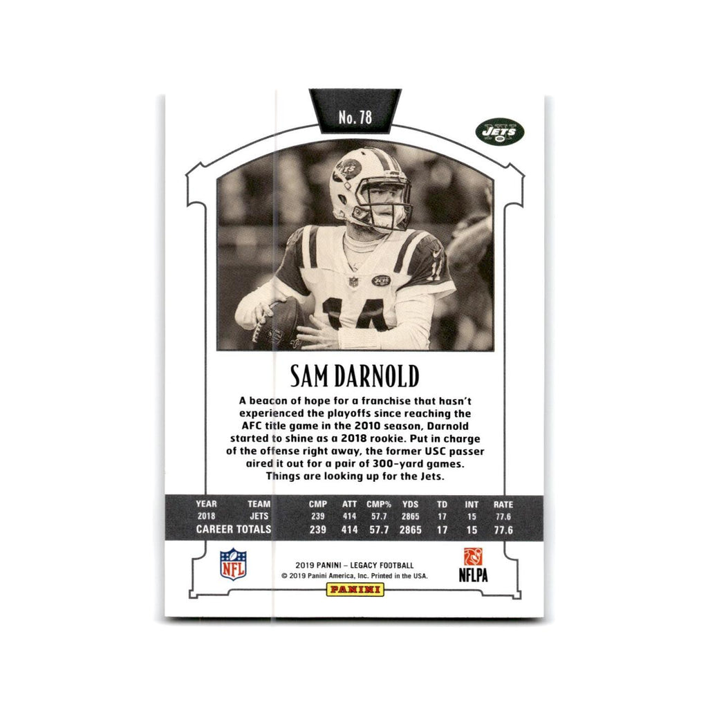 Sam Darnold 2019 Panini Legacy #78 New York Jets Football Card NM