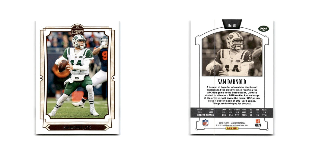 Sam Darnold 2019 Panini Legacy #78 New York Jets Football Card NM