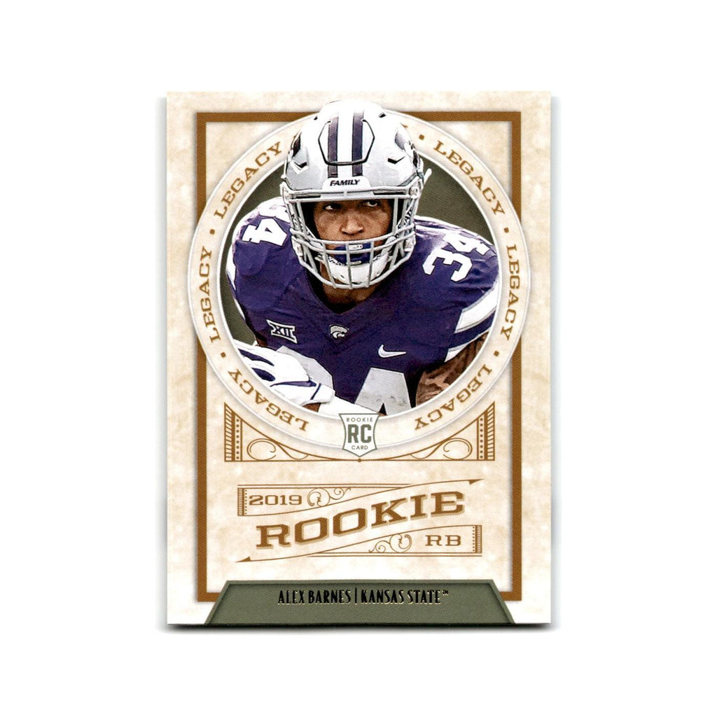 Alex Barnes Rookie 2019 Panini Legacy #142 Kansas State Wildcats NM