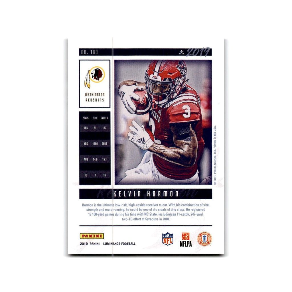 Kelvin Harmon Rookie 2019 Panini Luminance #180 Washington Redskins NM