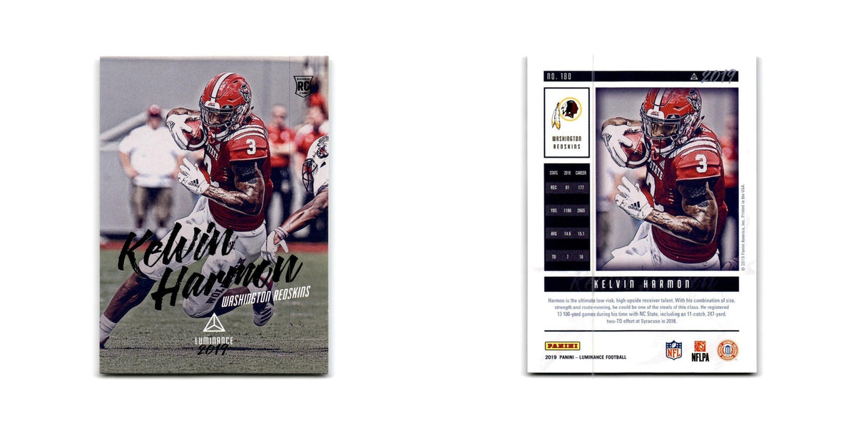 Kelvin Harmon Rookie 2019 Panini Luminance #180 Washington Redskins NM