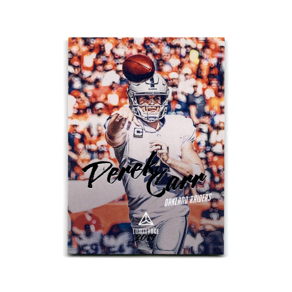 Derek Carr 2019 Panini Luminance #48 Oakland Raiders Football Card NM