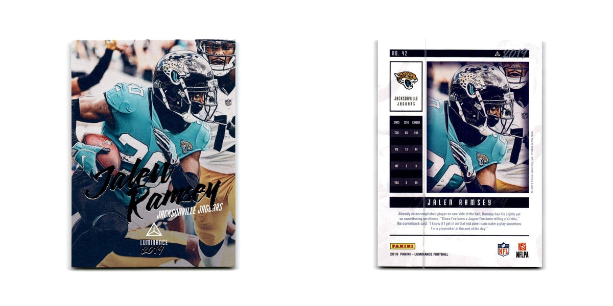 Jalen Ramsey 2019 Panini Luminance #42 Jacksonville Jaguars Football Card NM
