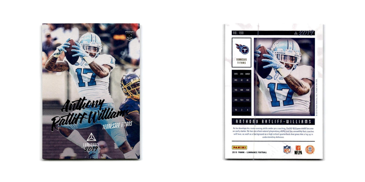 Anthony Ratliff-Williams Rookie 2019 Panini Luminance #198 Tennessee Titans NM