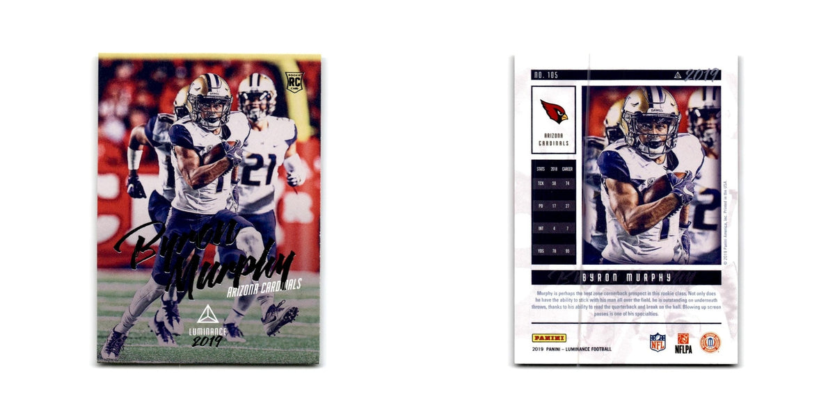 Byron Murphy Rookie 2019 Panini Luminance #105 Arizona Cardinals NM