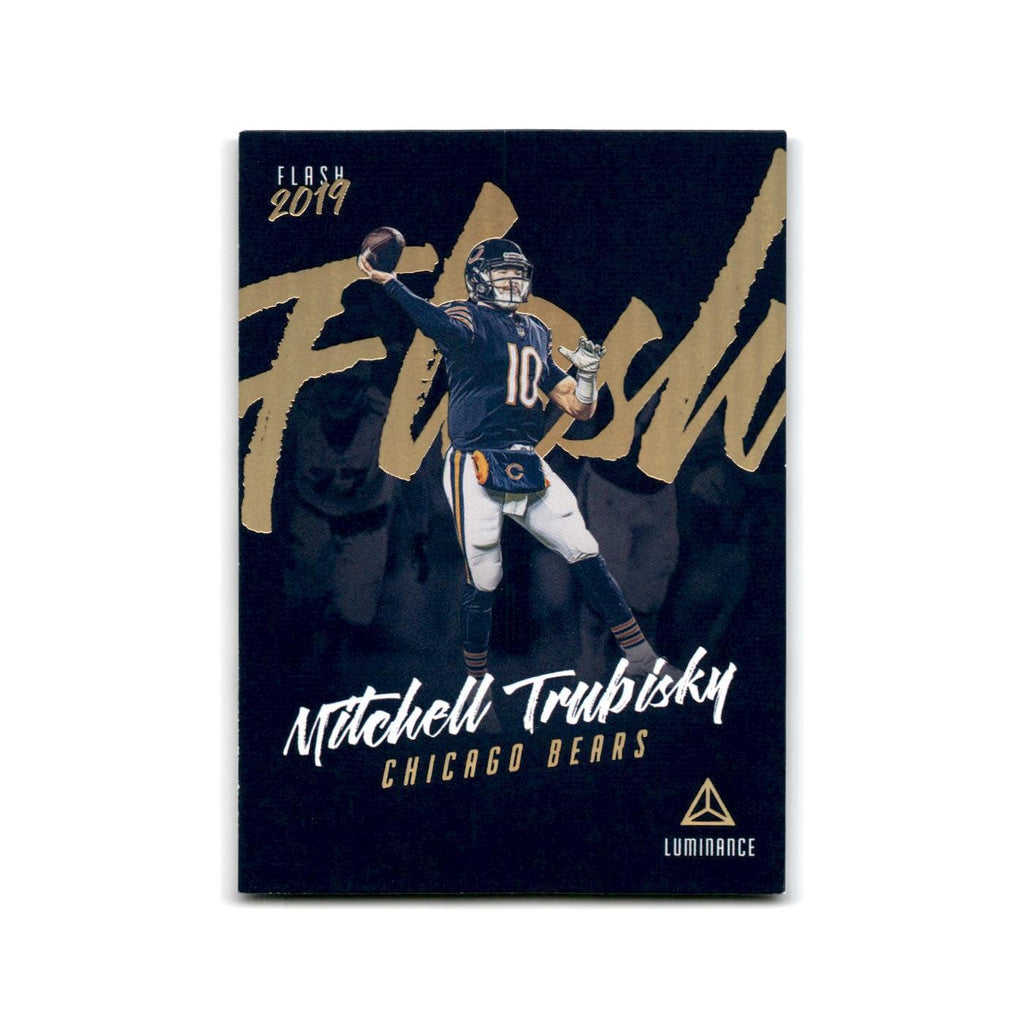 Mitchell Trubisky 2019 Panini Luminance #F4 Chicago Bears Football Card NM