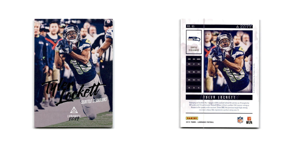 Tyler Lockett 2019 Panini Luminance #65 Seattle Seahawks Football Card NM