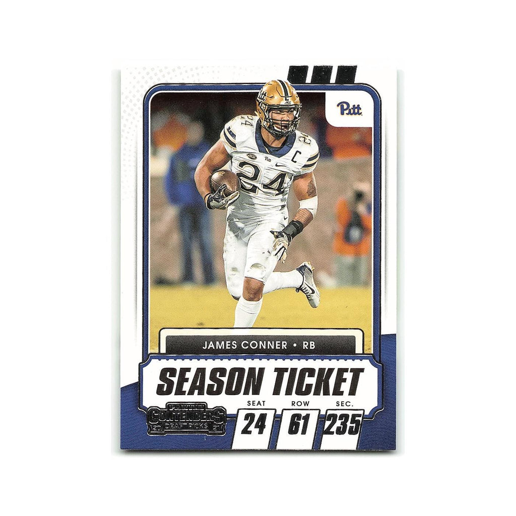 James Conner 2021 Panini Contenders Draft Picks #66 Pittsburgh Panthers NM