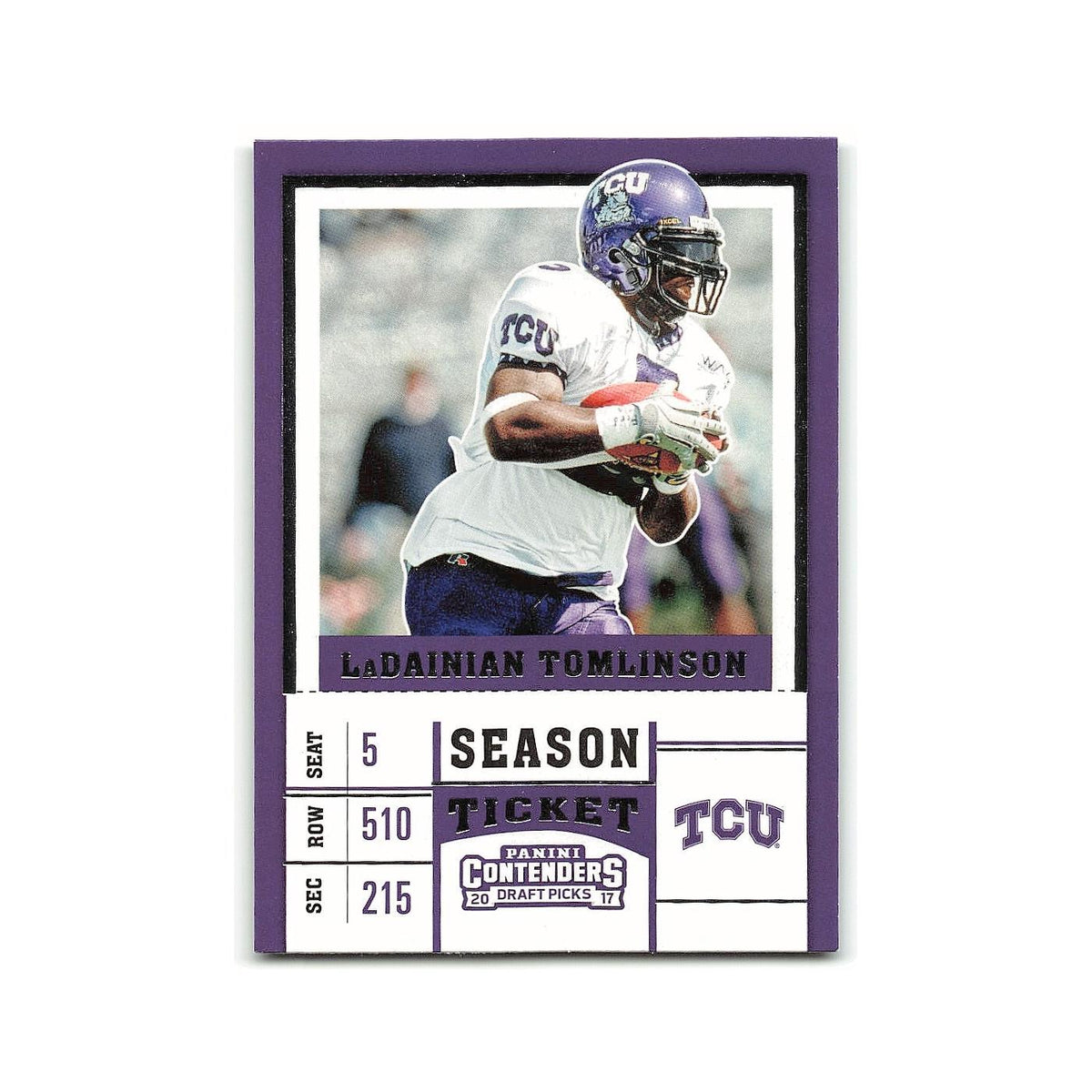 LaDainian Tomlinson 2017 Panini Contenders Draft Picks #60 TCU Horned Frogs NM