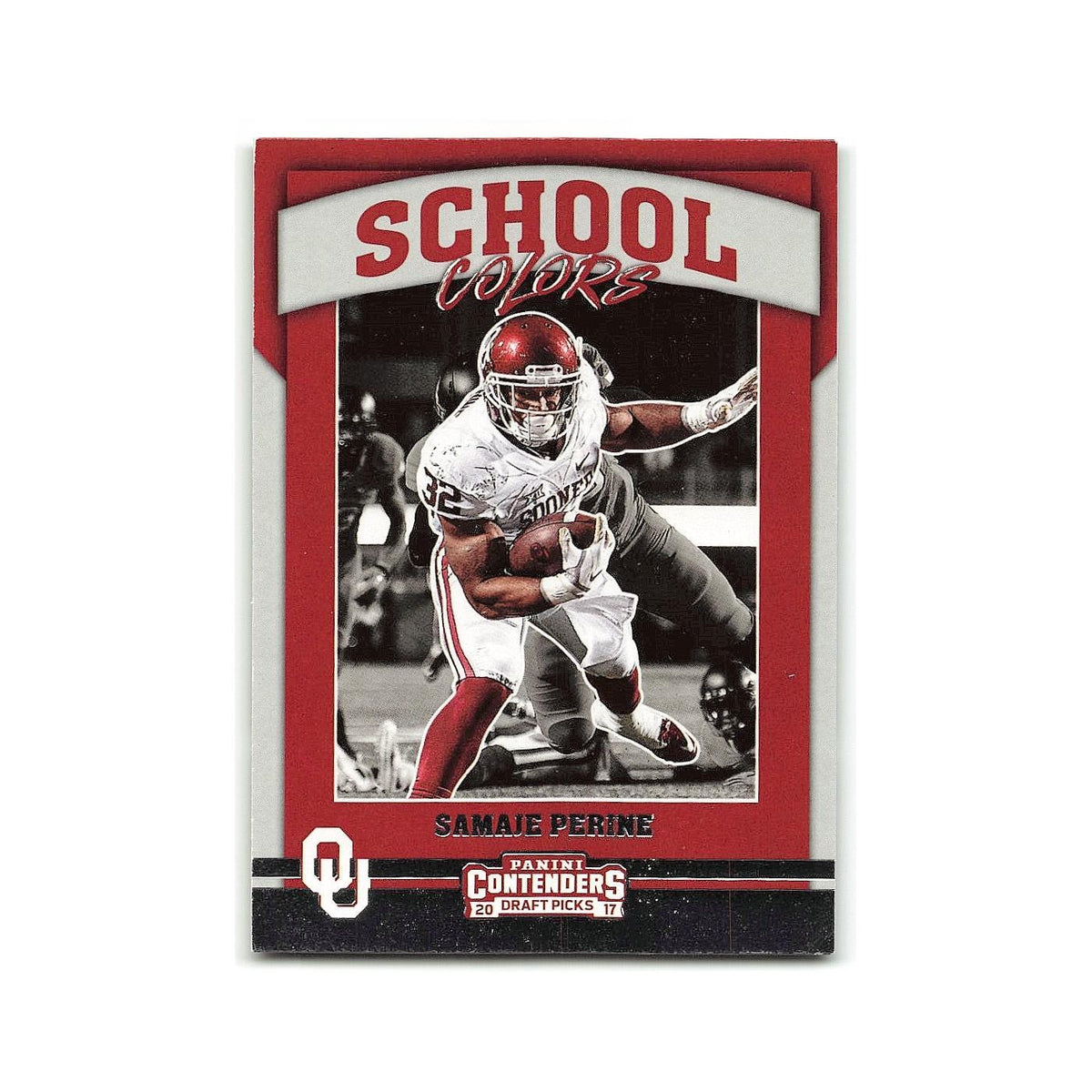 Samaje Perine 2017 Panini Contenders Draft Picks School Colors #18 NM