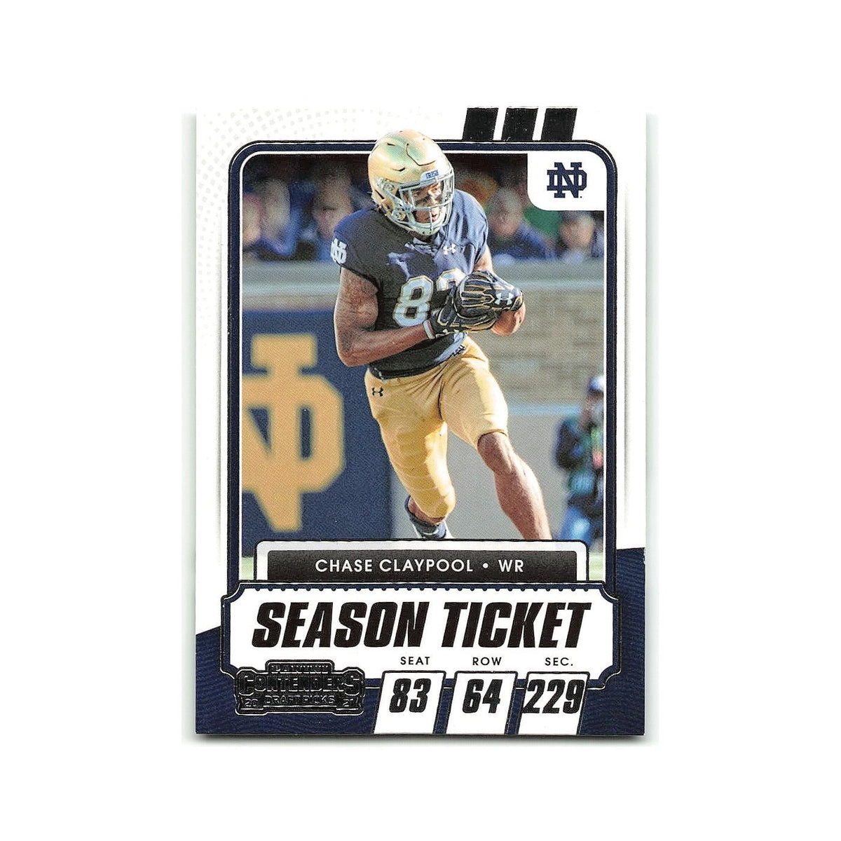 Chase Claypool 2021 Panini Contenders Draft Picks #46 NM