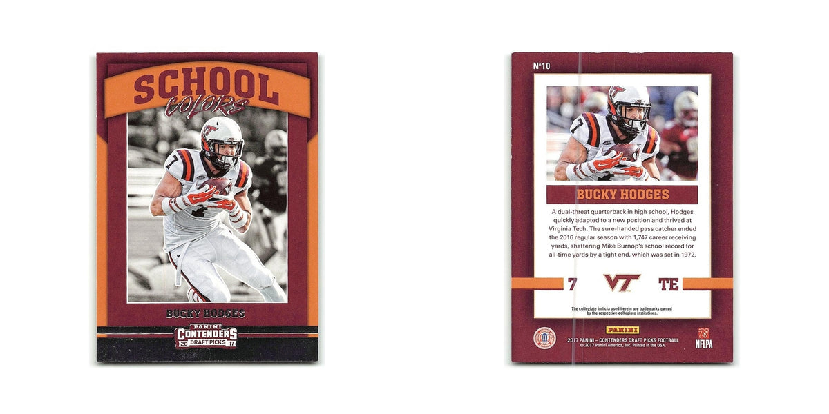 Bucky Hodges 2017 Panini Contenders Draft Picks School Colors #10 NM