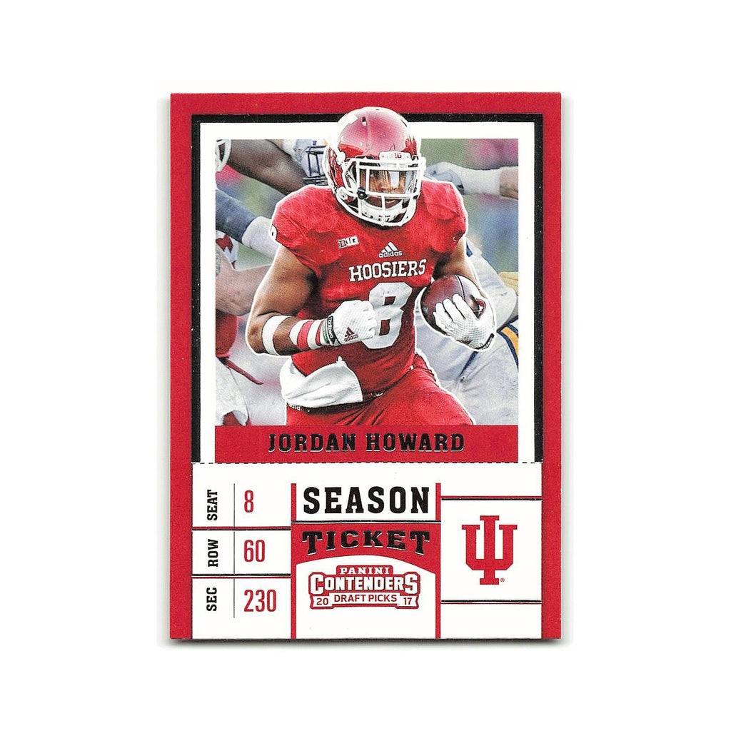 Jordan Howard 2017 Panini Contenders Draft Picks #54 Indiana Hoosiers NM