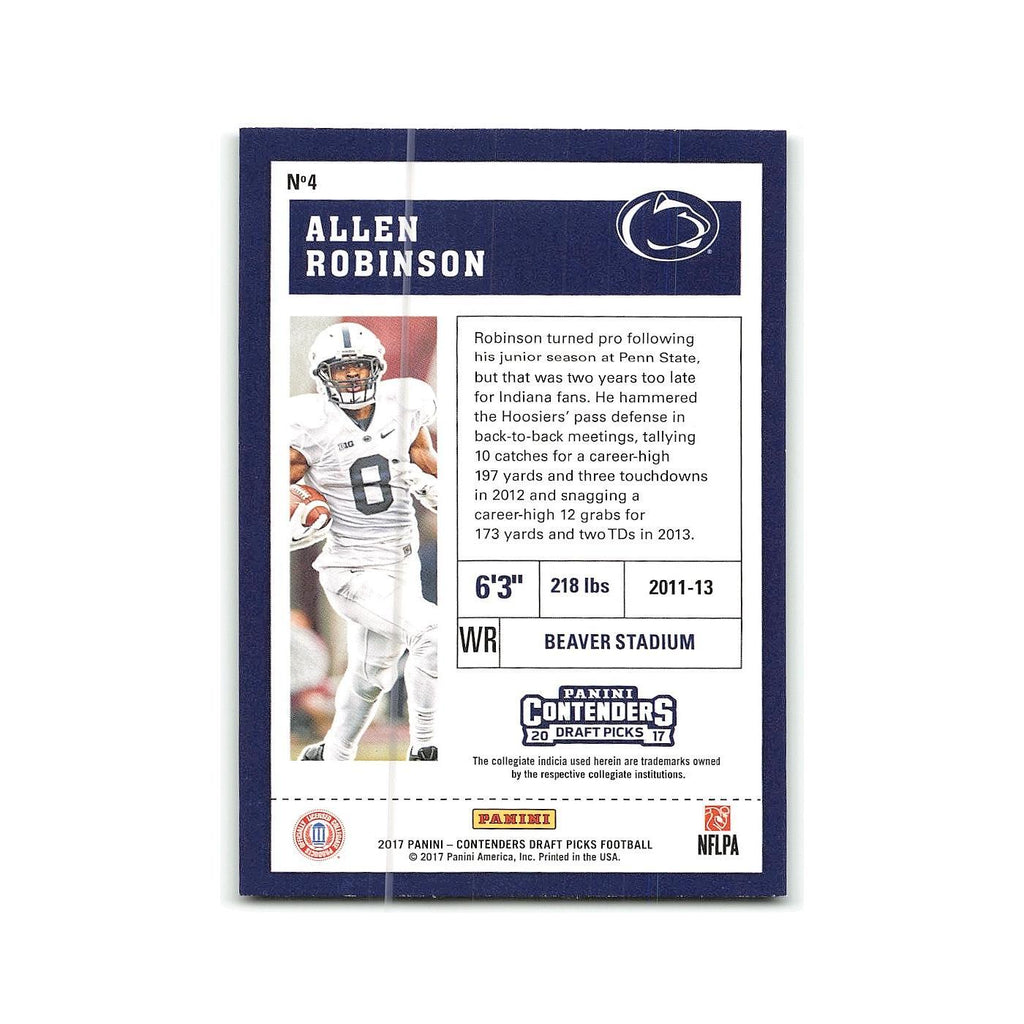 Allen Robinson 2017 Panini Contenders Draft Picks #4 Penn State Nittany Lions NM