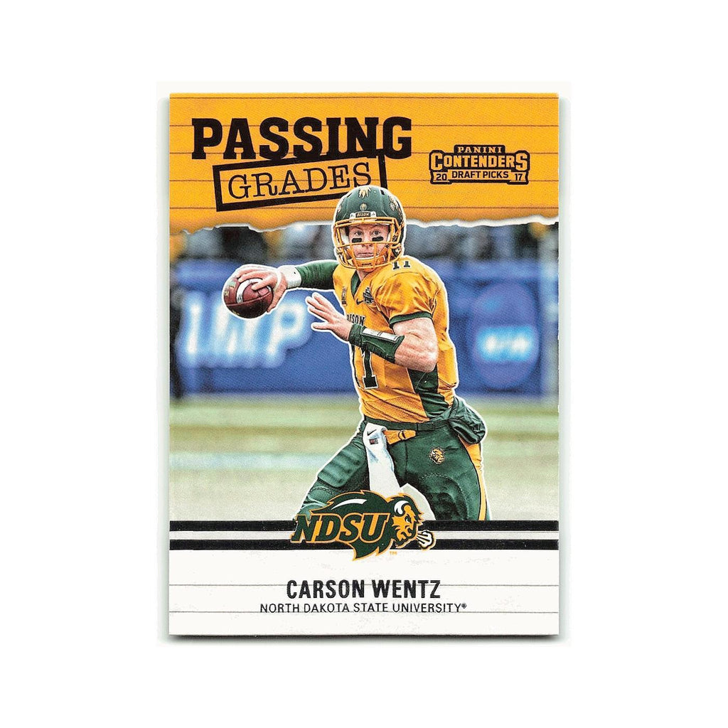 Carson Wentz 2017 Panini Contenders Draft Picks Passing Grades #6 NM