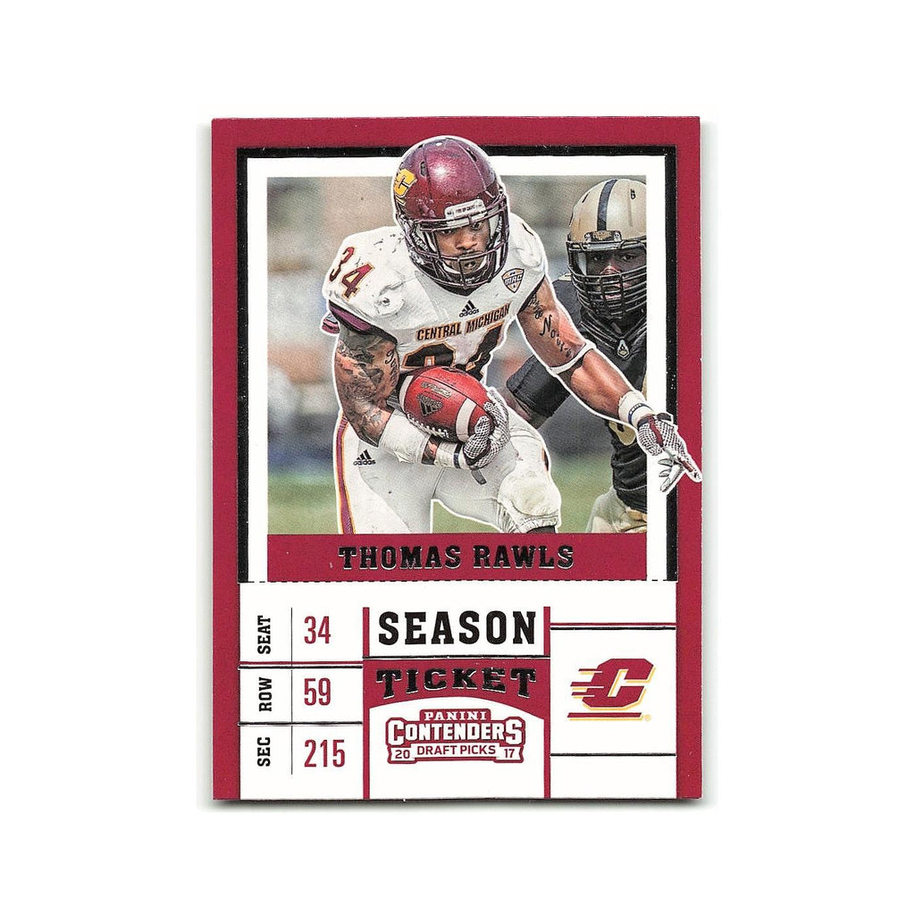 Thomas Rawls 2017 Panini Contenders Draft Picks #92 NM