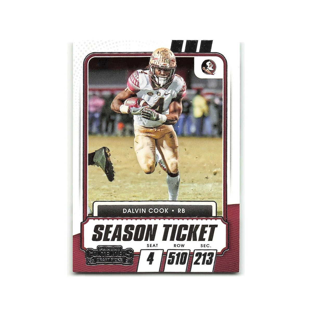 Dalvin Cook 2021 Panini Contenders Draft Picks #49 Florida State Seminoles NM