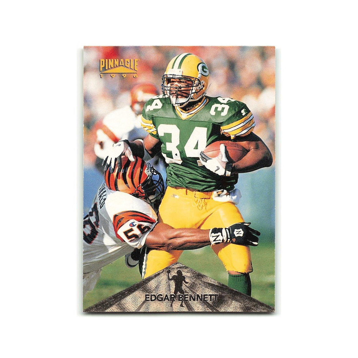 Edgar Bennett 1996 Pinnacle #54 Green Bay Packers Football Card NM