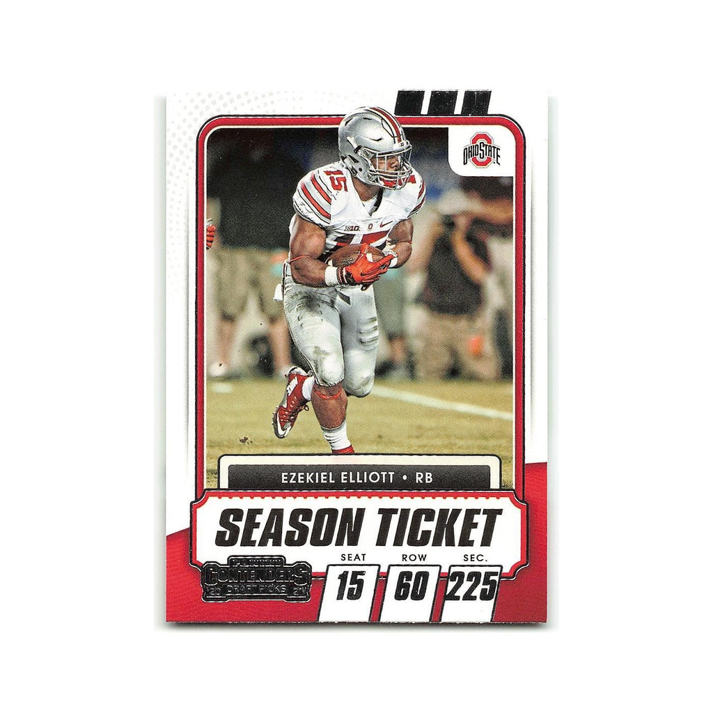 Ezekiel Elliott 2021 Panini Contenders Draft Picks #50 Ohio State Buckeyes NM