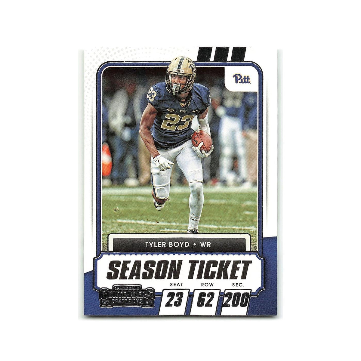 Tyler Boyd 2021 Panini Contenders Draft Picks #91 Pittsburgh Panthers NM