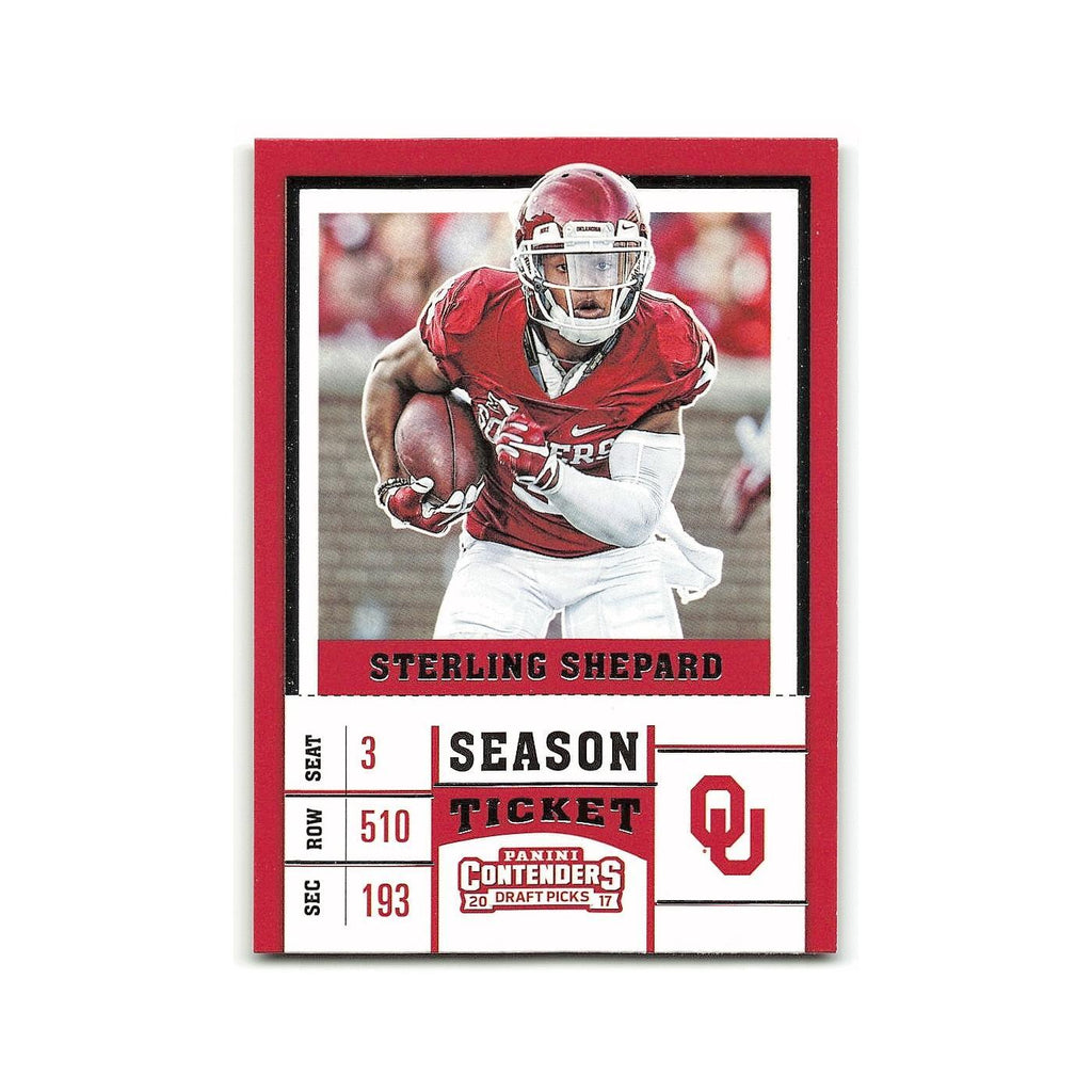Sterling Shepard 2017 Panini Contenders Draft Picks #88 Oklahoma Sooners NM