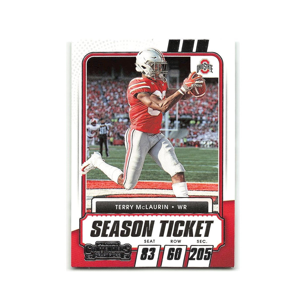 Terry McLaurin 2021 Panini Contenders Draft Picks #34 Ohio State Buckeyes NM