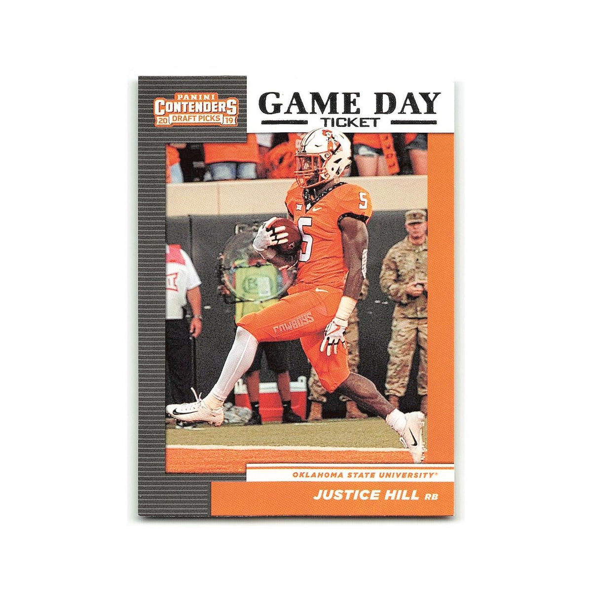 Justice Hill 2019 Panini Contenders Draft Picks #12 Oklahoma State Cowboys NM