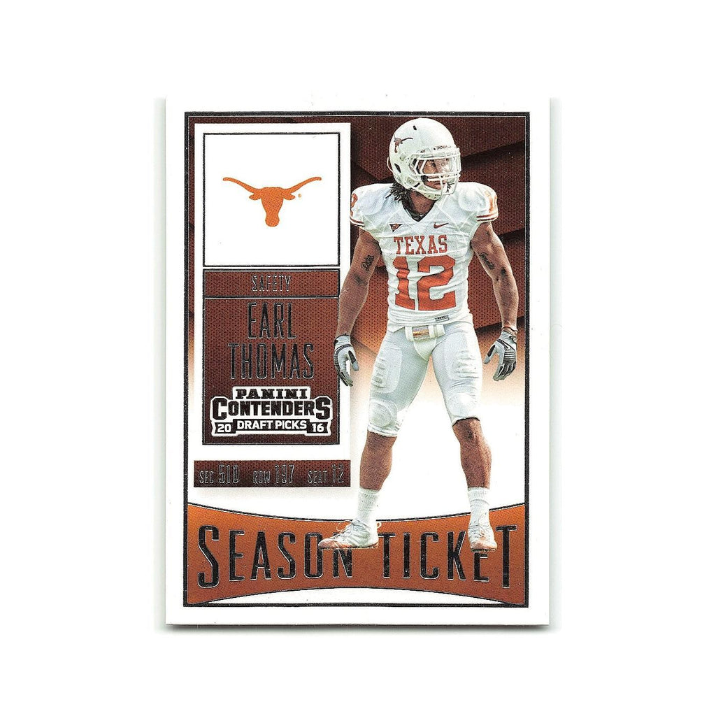 Earl Thomas 2016 Panini Contenders Draft Picks #35 Texas Longhorns NM