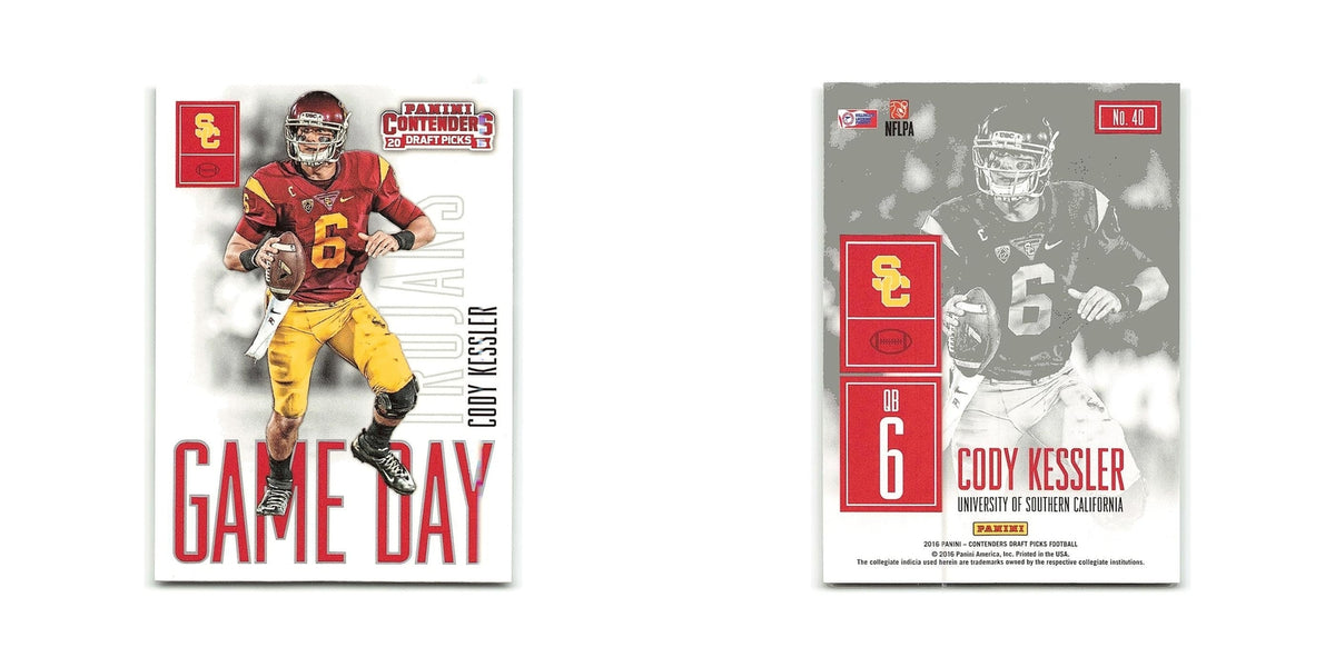Cody Kessler 2016 Panini Contenders Draft Picks #40 USC Trojans Football Card NM