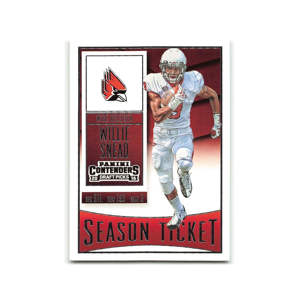 Willie Snead 2016 Panini Contenders Draft Picks #100 Ball State Cardinals NM
