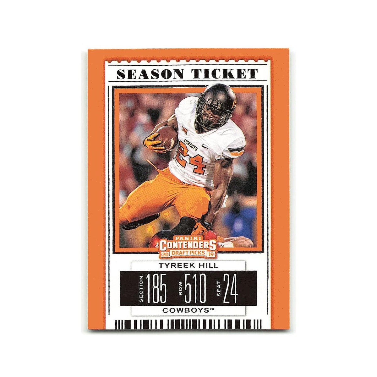 Tyreek Hill 2019 Panini Contenders Draft Picks #100 Oklahoma State Cowboys NM