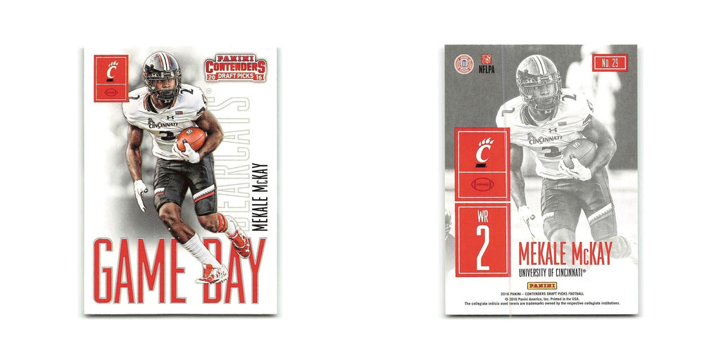 Mekale McKay 2016 Panini Contenders Draft Picks #29 Cincinnati Bearcats NM