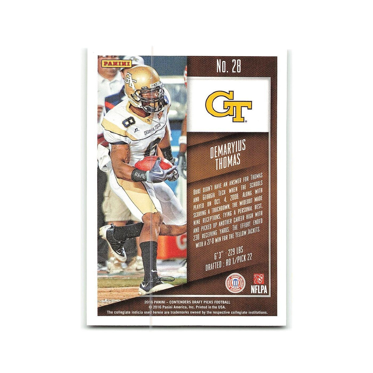 Demaryius Thomas 2016 Panini Contenders Draft Picks #28 NM