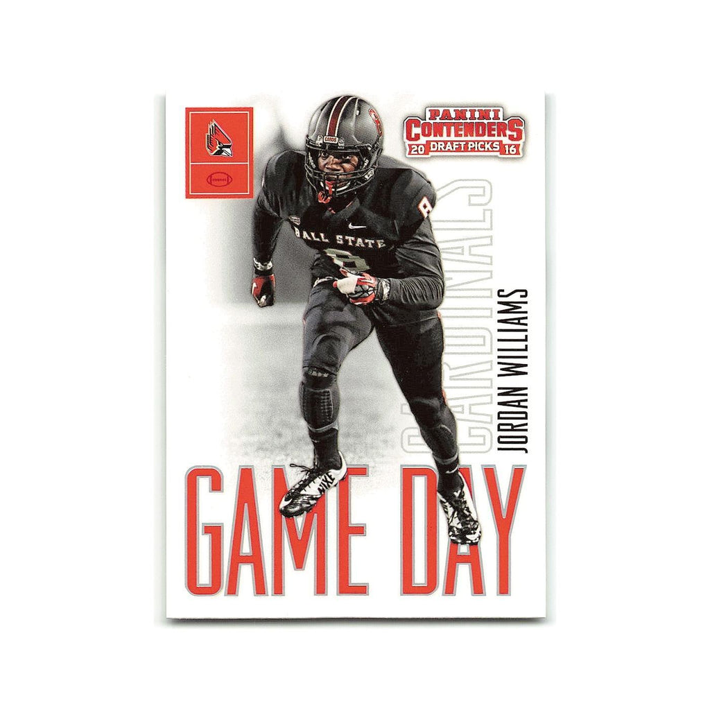Jordan Williams 2016 Panini Contenders Draft Picks #24 Ball State Cardinals NM